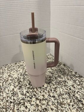Starbucks Stanley X Philippines Crystal Brown Ombré new 30 oz